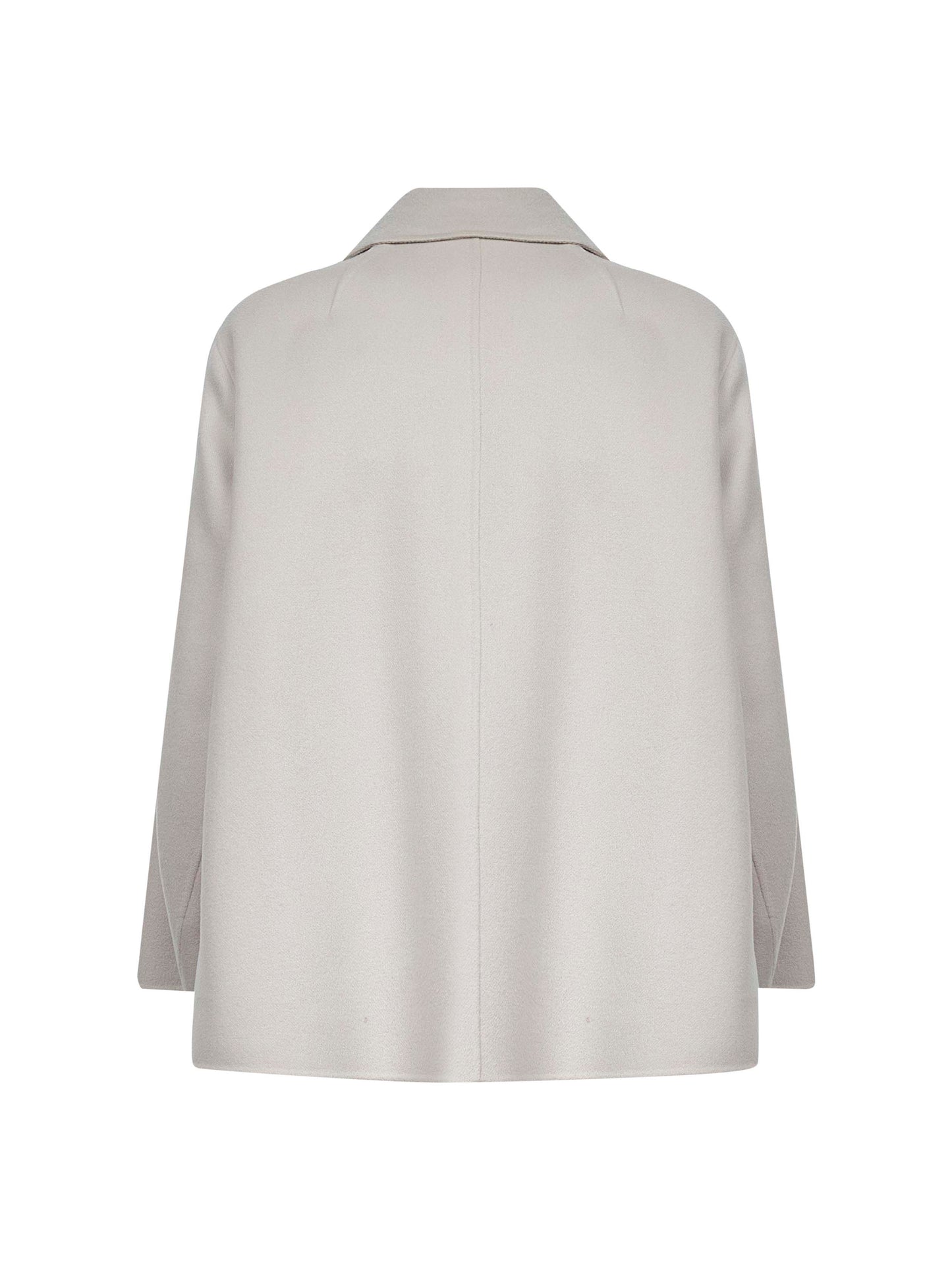 Ecru double broadcloth LILY shirt jacket