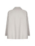 Ecru double broadcloth LILY shirt jacket
