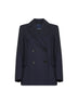 Blue crepe wool twill ESTER blazer
