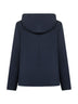 Giacca con cappuccio ROLAND in lana double blu