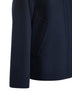 Giacca con cappuccio ROLAND in lana double blu