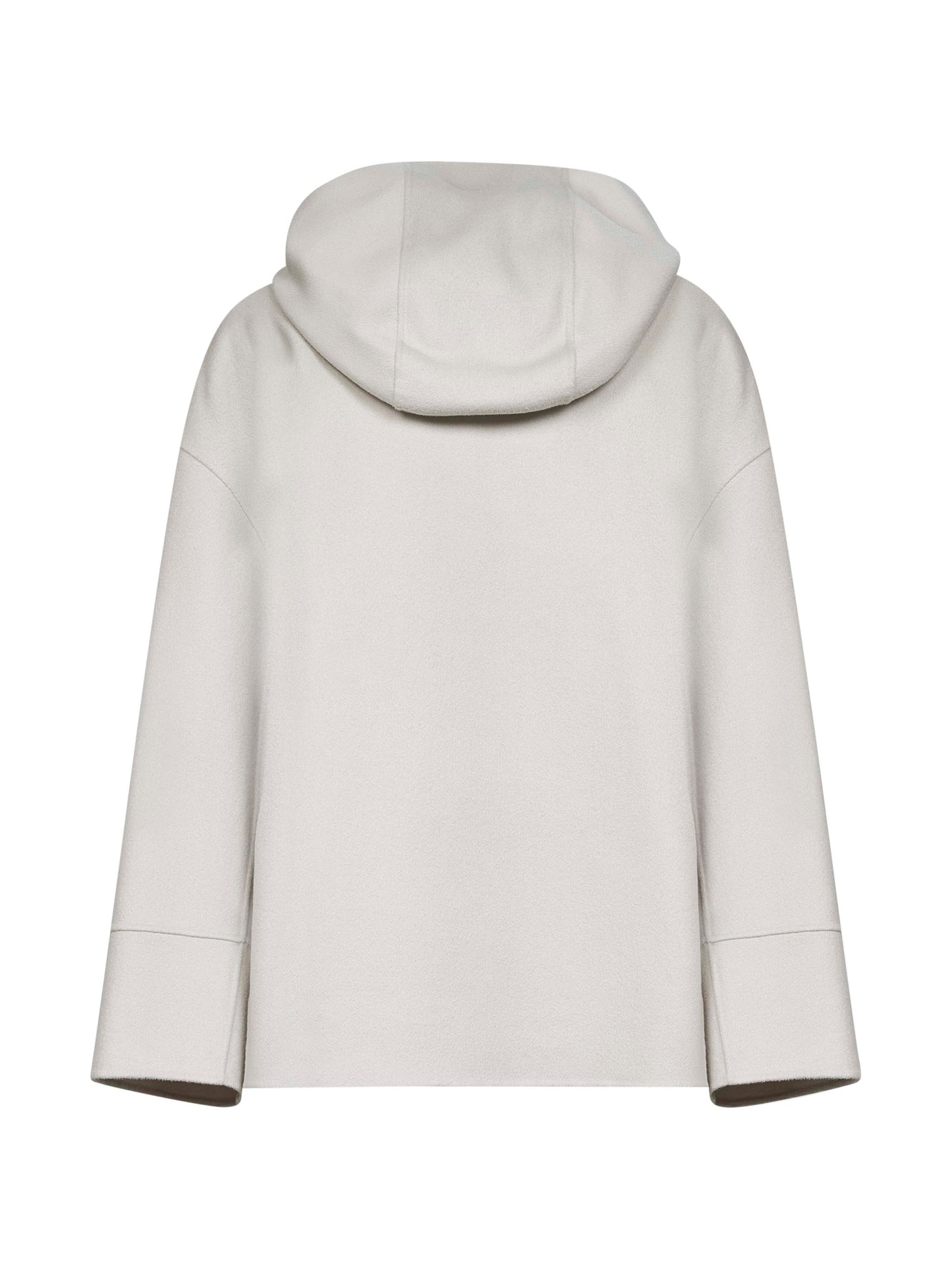 Ivory double broadcloth ROMINA hoodie