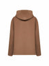 Camel double broadcloth ROMINA hoodie