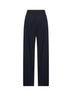 Blue crêpe wool twill SIRI trousers