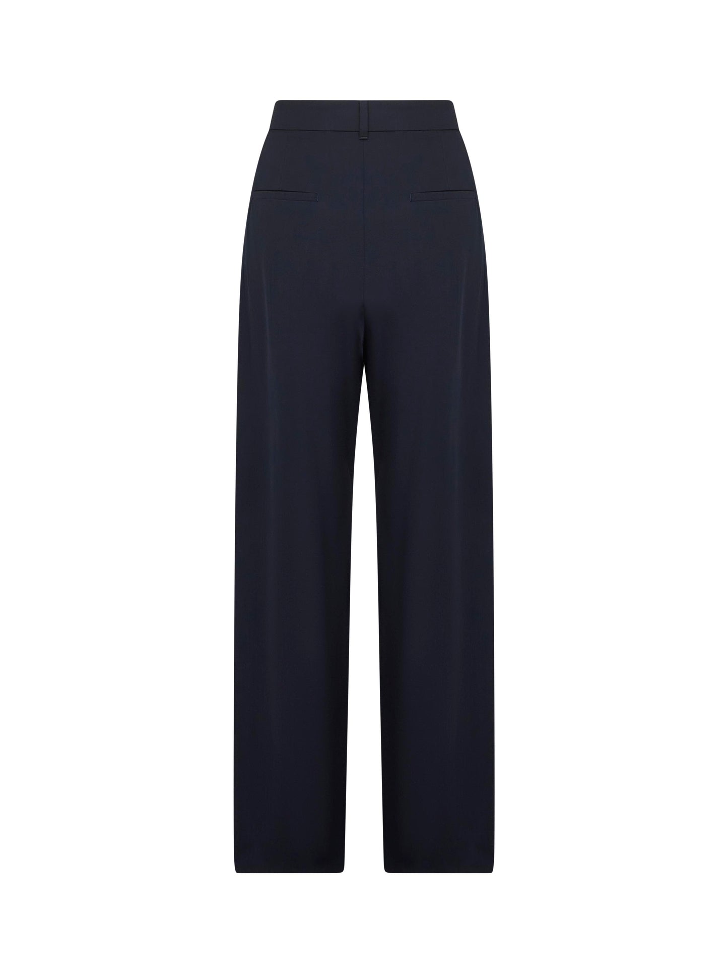 Blue crêpe wool twill SIRI trousers