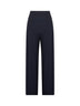 Blue crêpe wool twill SIRI trousers