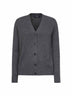 Grey wool knit APOLLO cardigan