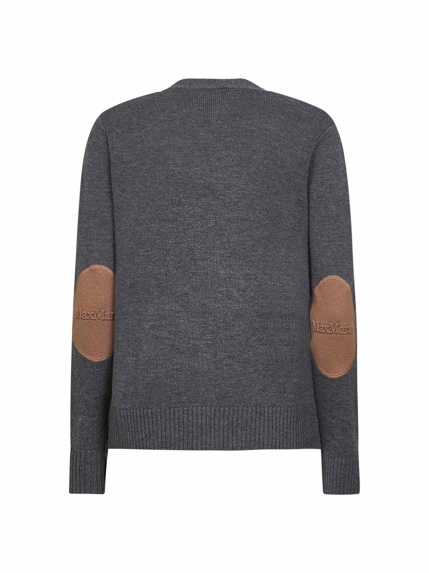 Grey wool knit APOLLO cardigan