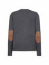 Grey wool knit APOLLO cardigan