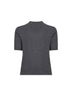 Maglia a maniche corte JUST in lana grigia