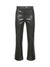 Pantaloni slim SUBLIME in tessuto spalmato verde