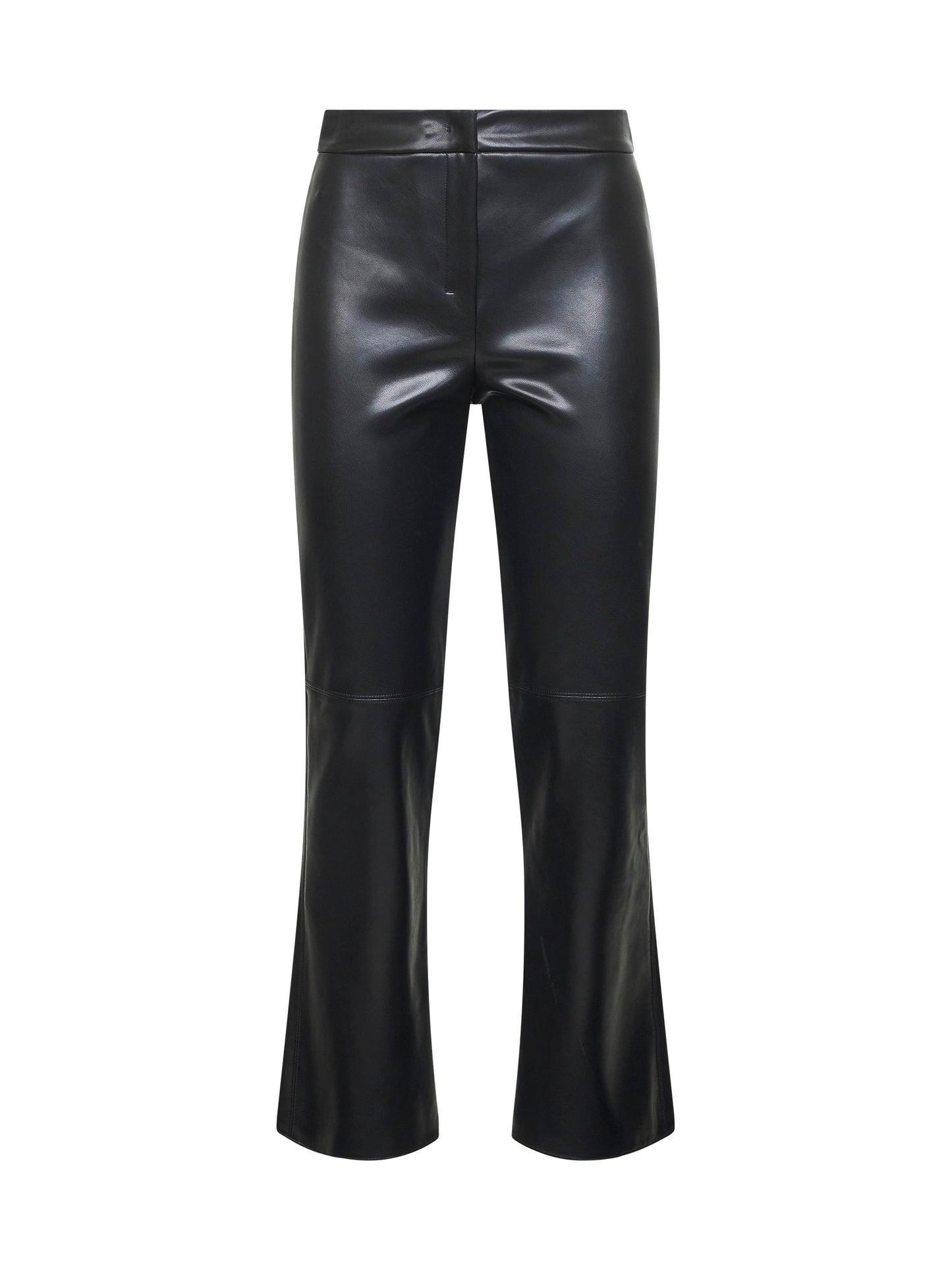 Pantaloni slim SUBLIME in tessuto spalmato nero