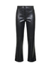 Pantaloni slim SUBLIME in tessuto spalmato nero