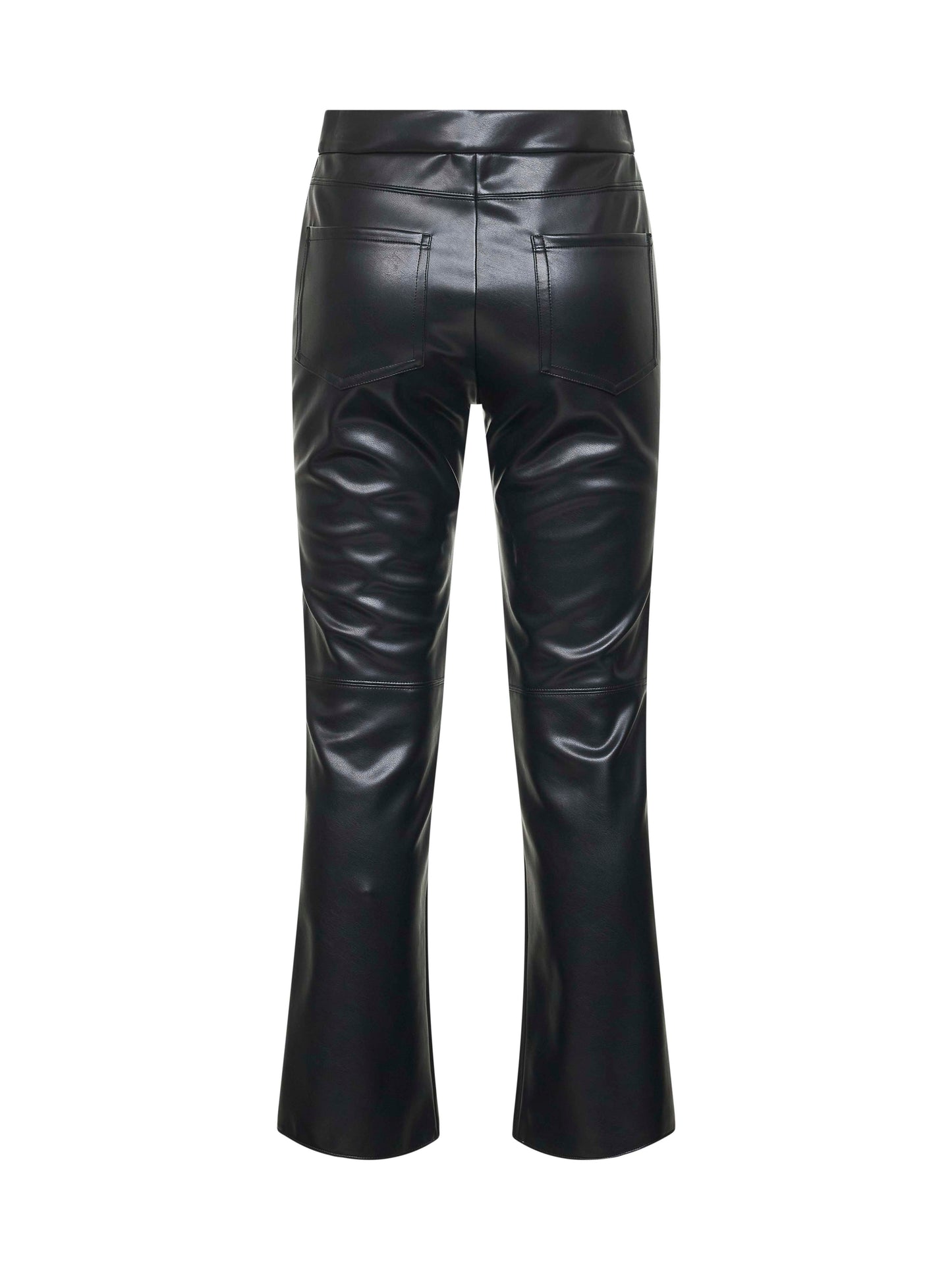 Pantaloni slim SUBLIME in tessuto spalmato nero