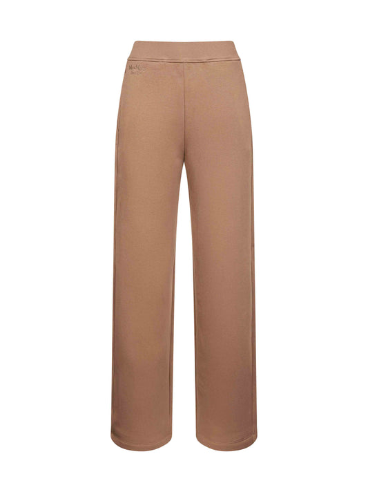 Biscuit cotton jersey POMPEO trousers
