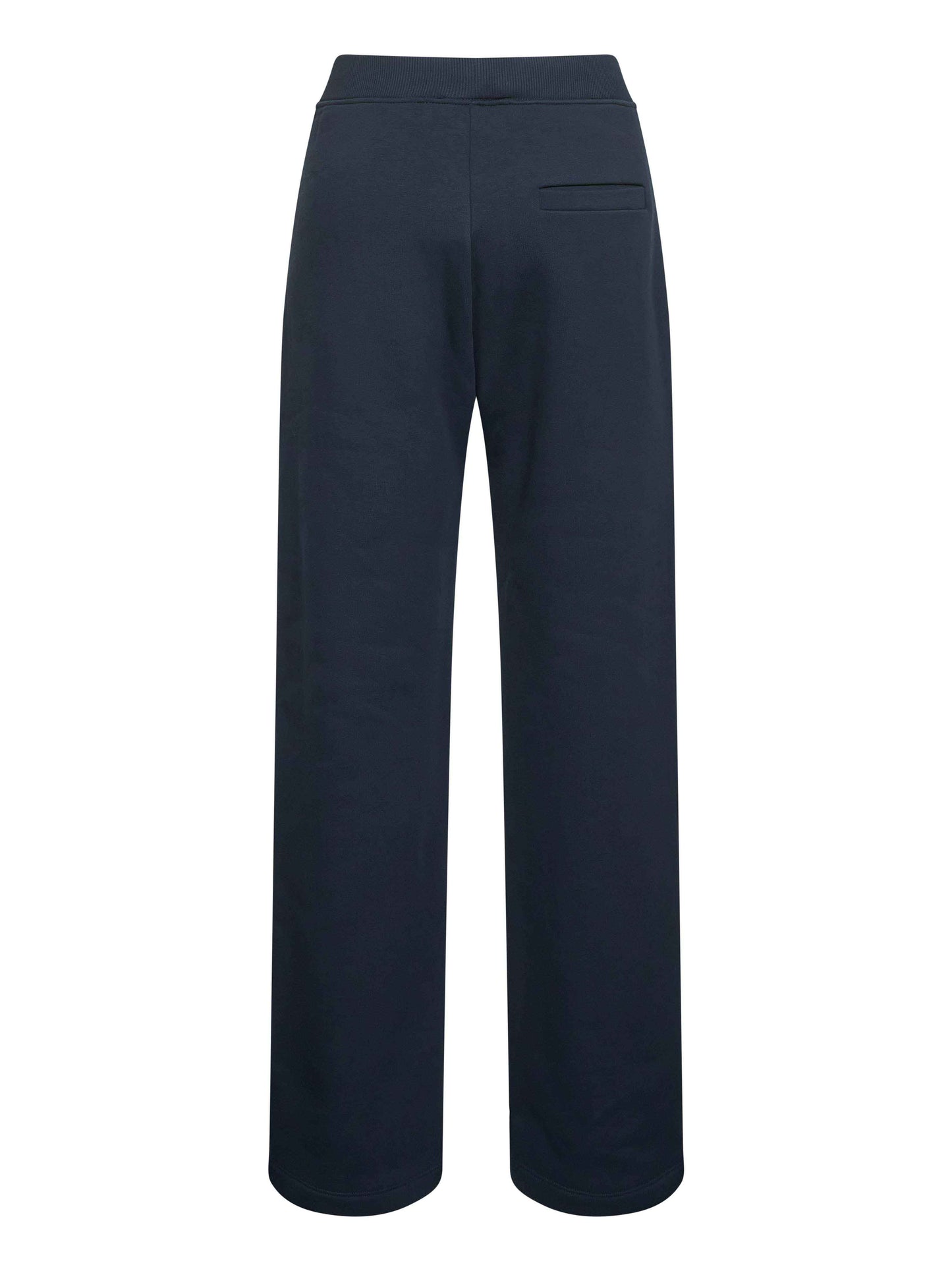 Blue cotton jersey POMPEO trousers