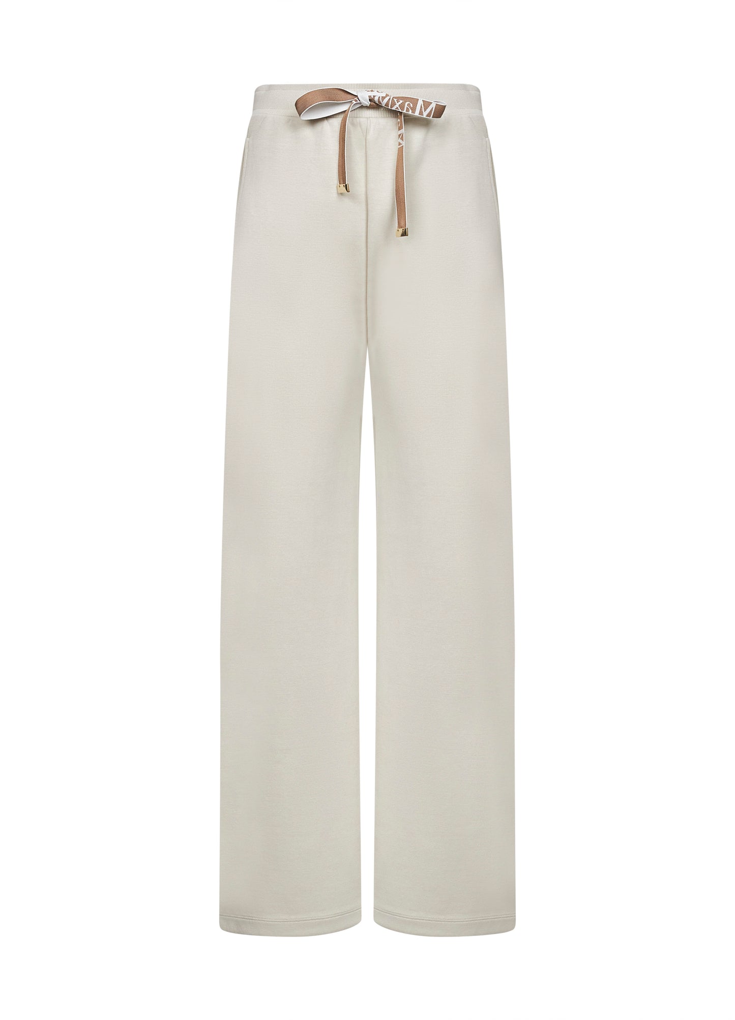 Ivory jersey POTENZA jogging trousers