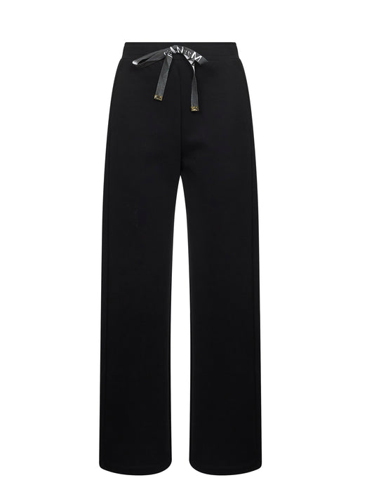 Black jersey POTENZA jogging trousers