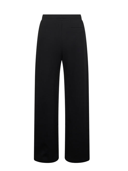 Black jersey POTENZA jogging trousers