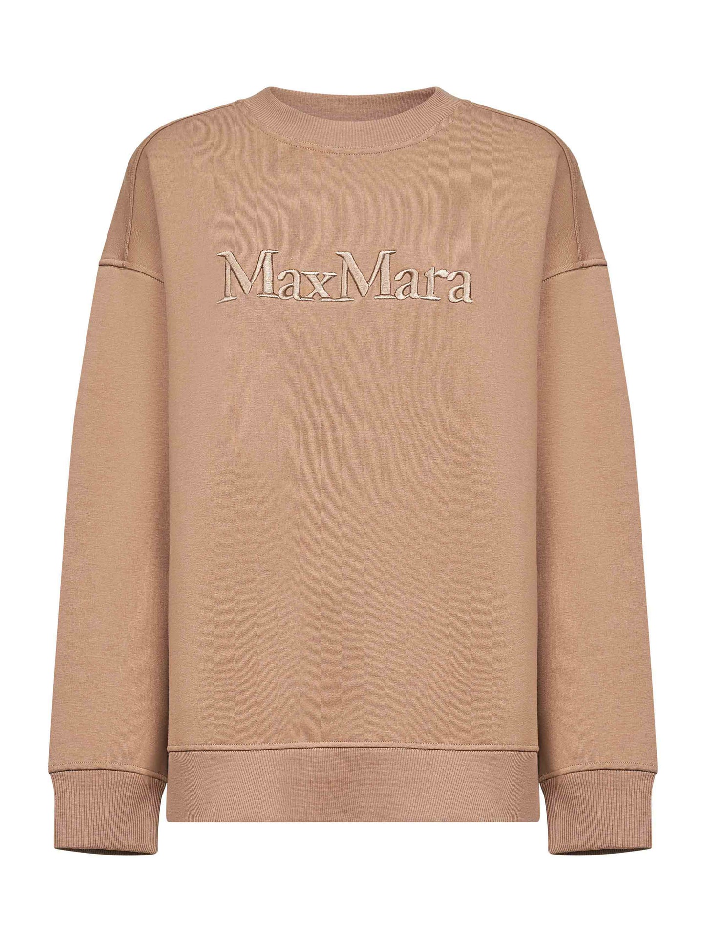 Felpa MONZA in jersey di cotone biscotto<BR/>