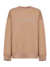 Felpa MONZA in jersey di cotone biscotto<BR/>