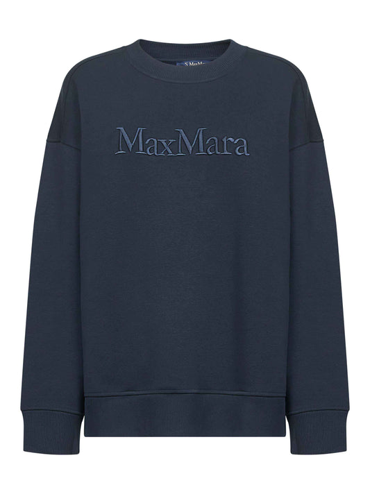 Blue cotton jersey MONZA sweatshirt