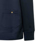Felpa MONZA in jersey di cotone blu<BR/>
