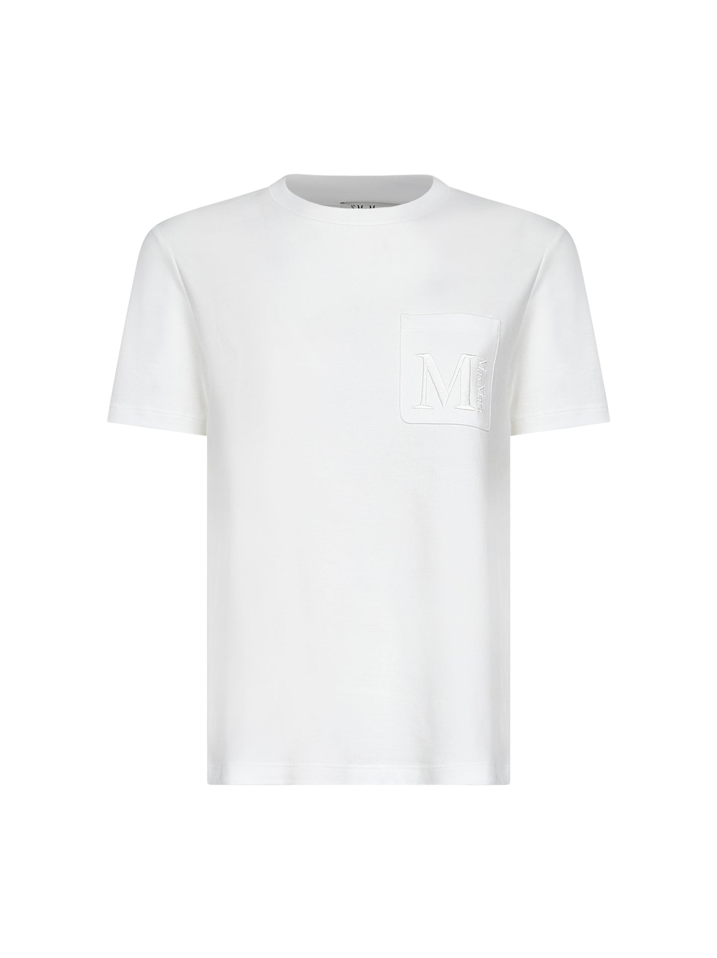 White jersey MADERA basic T-shirt