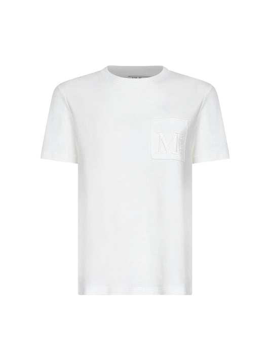 White jersey MADERA basic T-shirt