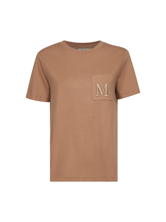 Camel jersey MADERA basic T-shirt