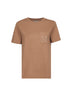 T-shirt basic MADERA in jersey cammello