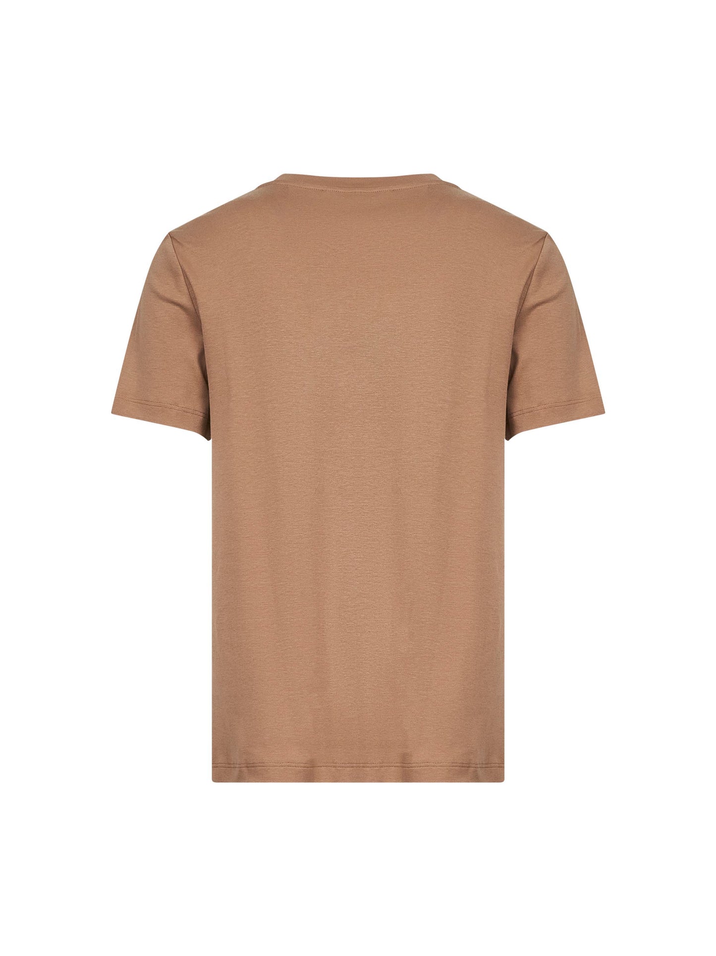 T-shirt basic MADERA in jersey cammello
