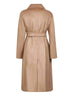 Cappotto a vestaglia BCOLLAG in drap cammello