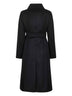Black broadcloth BCOLLAG robe coat