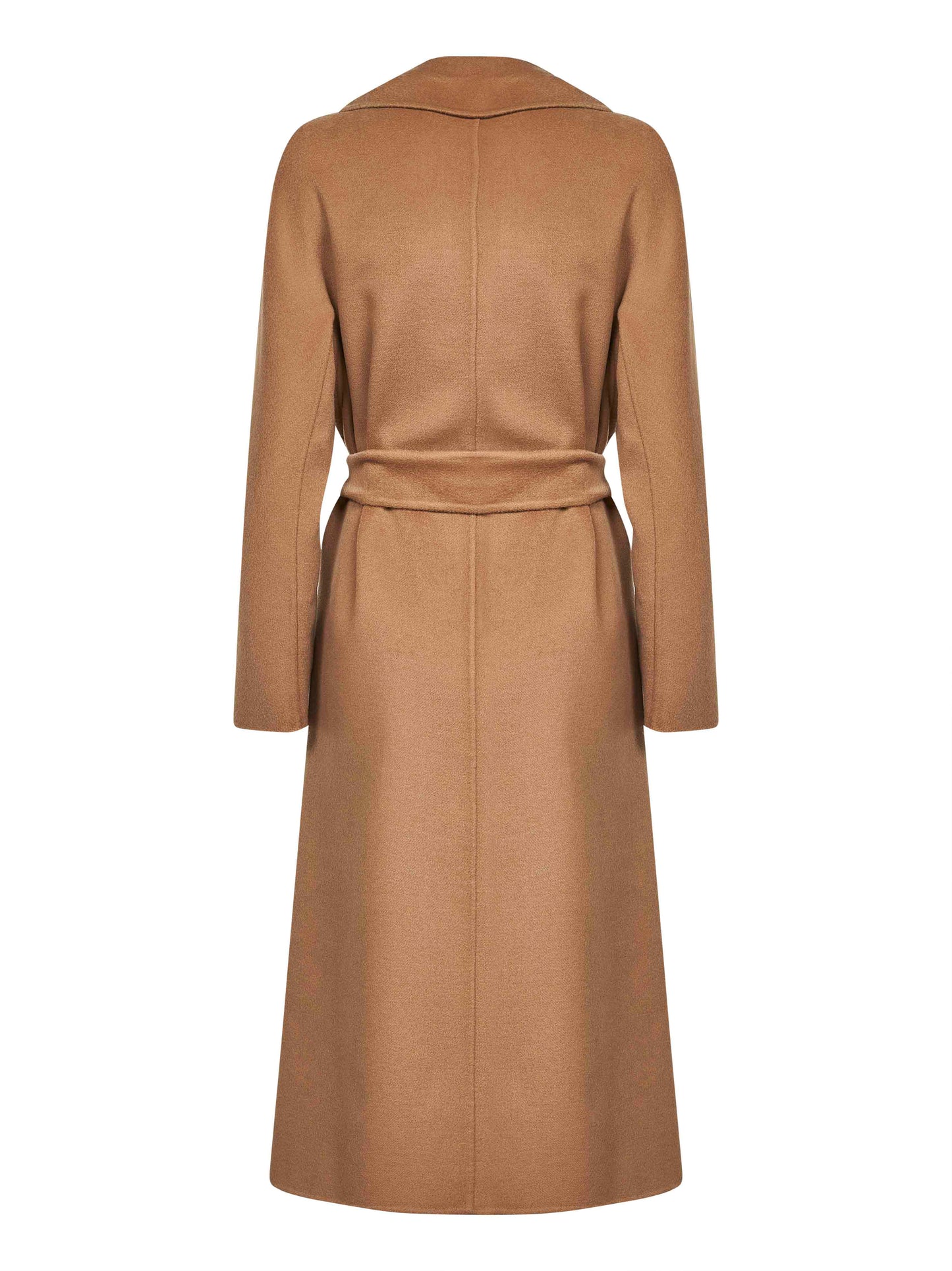Camel drap double cloth CLES robe coat
