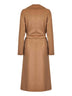 Camel drap double cloth CLES robe coat