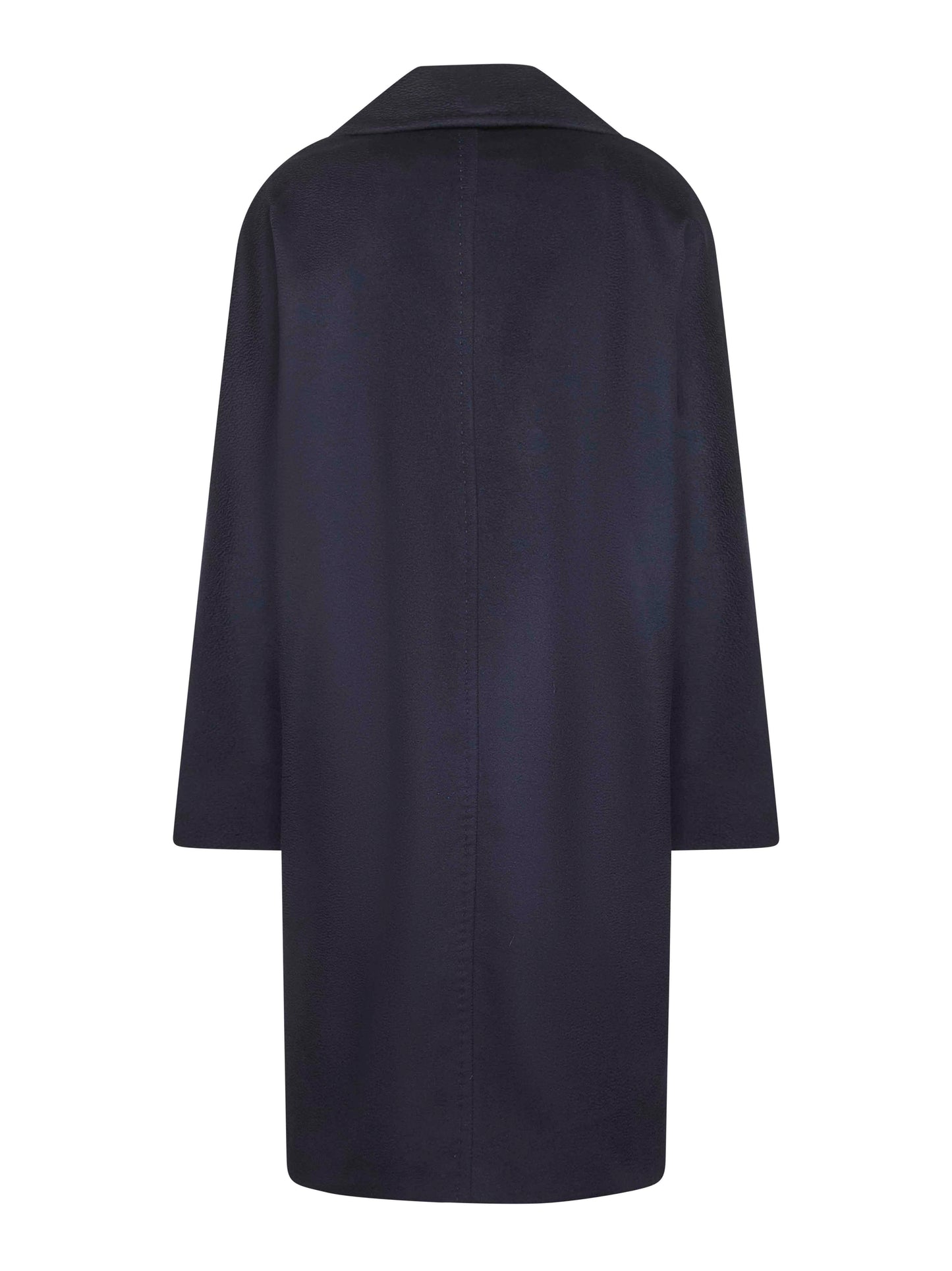 Cappotto over AGENDA in drap di lana blu