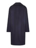Cappotto over AGENDA in drap di lana blu