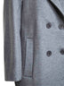 Cappotto over AGENDA in drap di lana grigio medio