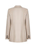 Blazer BOLSENA in flanella di lana stretch beige