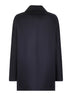 Blue broadcloth SHEREE double-breasted pea coat