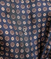 Camicia con cintura BOCCALE in twill stampato blu