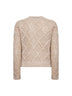 Maglia ELLADE in misto lana con paillettes beige