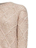 Maglia ELLADE in misto lana con paillettes beige