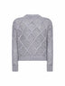 Maglia ELLADE in misto lana con paillettes grigio