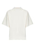 White viscose blend AMICI boxy sweater