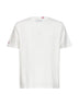 White printed and embroidered Arnott T-Shirt