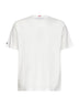 T-shirt Arnott stampata con ricamo bianca