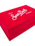 Christmas box rosso con berretto e pochette