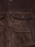 Brown corduroy Chalet shirt jacket